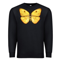 Black Cloudless Sulphur Butterfly Premium Sweatshirt - LillyAllenDesigns
