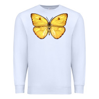 White Cloudless Sulphur Butterfly Premium Sweatshirt - LillyAllenDesigns