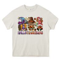 Cream hallothanksmas gnomies bbs Heavy Core Tee - BundleAndBundleShop