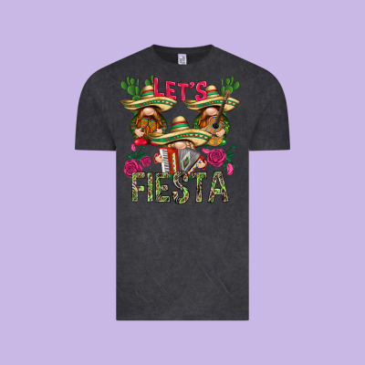 Let's Fiesta With Gnomes Vintage Tee Designed By Nancycooperartshop