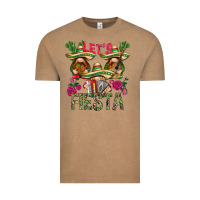 Vintage Coffee Let's Fiesta with gnomes Vintage Tee - NancyCooperArtShop