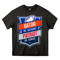 Asphalt retro gator on saturday patriot on sunday gainesville gift Heavy Core Tee - lanVoArt
