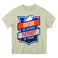 Mossy retro gator on saturday patriot on sunday gainesville gift Heavy Core Tee - lanVoArt