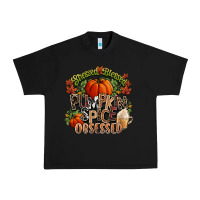 Black Stressed blessed pumpkin spice obsessed Fall Urban Heavy Tee - NancyCooperArtShop