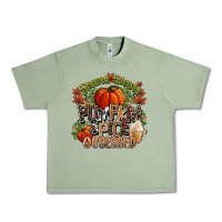 Oil Green Stressed blessed pumpkin spice obsessed Fall Urban Heavy Tee - NancyCooperArtShop