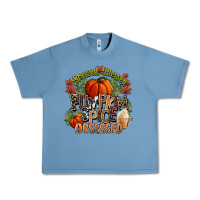 Pebble Blue Stressed blessed pumpkin spice obsessed Fall Urban Heavy Tee - NancyCooperArtShop