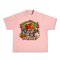 Salmon Stressed blessed pumpkin spice obsessed Fall Urban Heavy Tee - NancyCooperArtShop