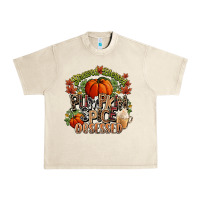 Sandshell Stressed blessed pumpkin spice obsessed Fall Urban Heavy Tee - NancyCooperArtShop