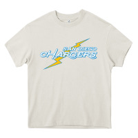 Cream vintage styled san diego chargers Heavy Core Tee - lanVoArt