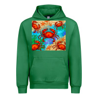Emerald crab Urban Hoodie - BarkalooDesign