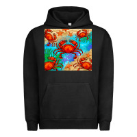 Pigment Black crab Urban Hoodie - BarkalooDesign