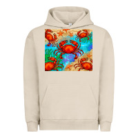Pigment French Oak crab Urban Hoodie - BarkalooDesign