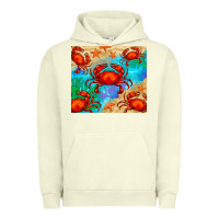 Pigment Pistachio crab Urban Hoodie - BarkalooDesign