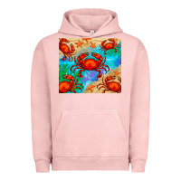 Pigment Salmon crab Urban Hoodie - BarkalooDesign