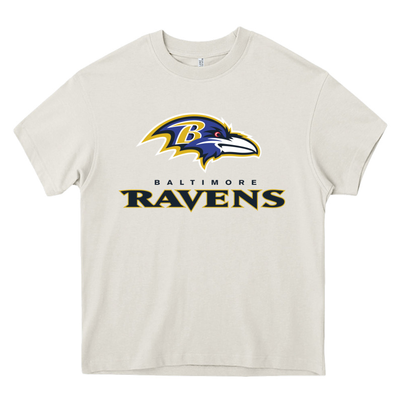 The Ravens Teams Heavy Core Tee by lanVoArt | Teevron