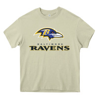 Mossy the ravens teams Heavy Core Tee - lanVoArt