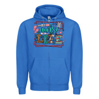 True Royal Nurse life leopard frame Zipper Hoodie - LillyAllenDesigns