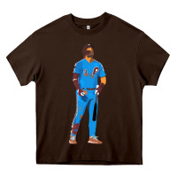 Chocolate Brown bryce harper powder blue Heavy Core Tee - lanVoArt