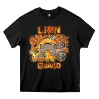 Black lion guard   cave painting Heavy Core Tee - lanVoArt