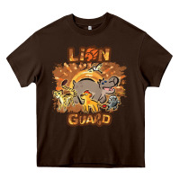 Chocolate Brown lion guard   cave painting Heavy Core Tee - lanVoArt
