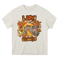 Cream lion guard   cave painting Heavy Core Tee - lanVoArt