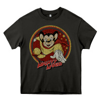 Asphalt distressed mighty Heavy Core Tee - lanVoArt
