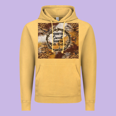 Western Sorta Sweet Sorta Beth Dutton Tumbler Tbs Vintage Hoodie Designed By Tumblerdesignbyshophia