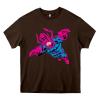 Chocolate Brown galactus Heavy Core Tee - lanVoArt