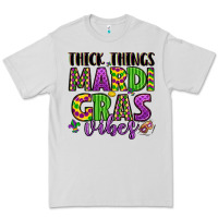 Dove Grey thick things mardi gras vibes Premium Tee - LillyAllenDesigns