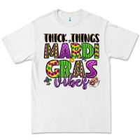 White thick things mardi gras vibes Premium Tee - LillyAllenDesigns