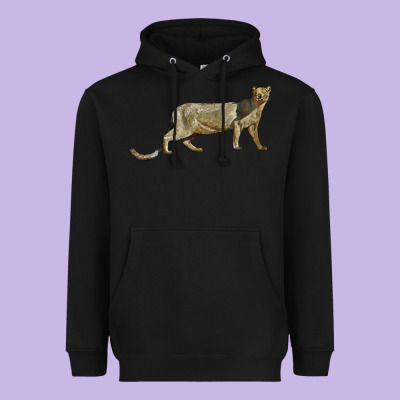 Jaguarundi Heavyweight Hoodie Designed By Lillyallendesigns