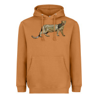Meerkat Jaguarundi Heavyweight Hoodie - LillyAllenDesigns