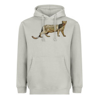 Moon Dust Jaguarundi Heavyweight Hoodie - LillyAllenDesigns