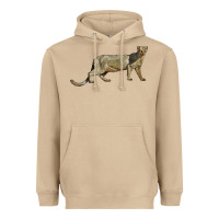 Mushroom Jaguarundi Heavyweight Hoodie - LillyAllenDesigns
