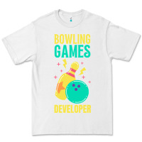 White Bowling Games Developer Premium Tee - lanVoArt
