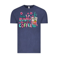 Vintage Denim some bunny needs coffee easter Vintage Tee - Jasminsmagicworld