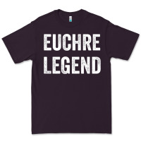 Plum Euchre Legend Best Euchre Card Board Game Player Gift Premium Tee - lanVoArt