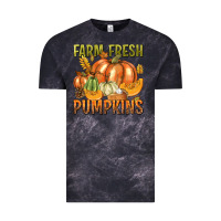 Cloud Black Farm Fresh Pumpkins Vintage Tee - texasbilliewilder