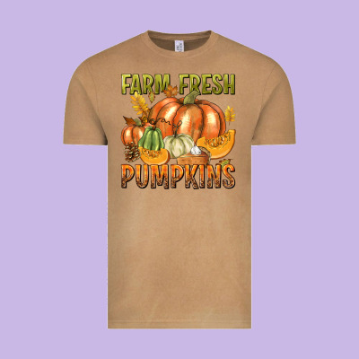 Farm Fresh Pumpkins Vintage Tee Designed By Texasbilliewilder