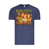 Vintage Denim Farm Fresh Pumpkins Vintage Tee - texasbilliewilder