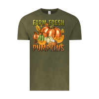 Vintage Olive Farm Fresh Pumpkins Vintage Tee - texasbilliewilder