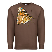 Chestnut Painted Lady Butterfly Premium Sweatshirt - LillyAllenDesigns