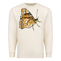 Sandshell Painted Lady Butterfly Premium Sweatshirt - LillyAllenDesigns