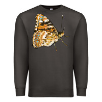 Smoke Painted Lady Butterfly Premium Sweatshirt - LillyAllenDesigns