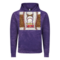 Cloud Purple baseball mom with leopard tumbler tbs Vintage Hoodie - TumblerDesignByShophia