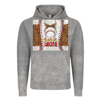 Cloud Rock baseball mom with leopard tumbler tbs Vintage Hoodie - TumblerDesignByShophia