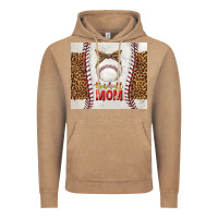 Vintage Coffee baseball mom with leopard tumbler tbs Vintage Hoodie - TumblerDesignByShophia