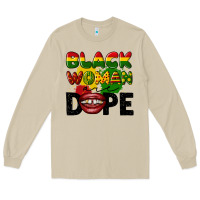 Mushroom black woman are dope Long Sleeve Tee - CowGirlArtShop