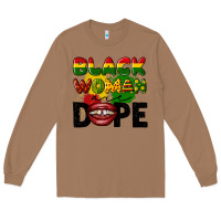 Toasted Coconut black woman are dope Long Sleeve Tee - CowGirlArtShop