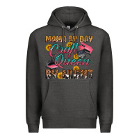 Charcoal Heather mama by day craft queen by night Premium Hoodie - RanaPortraitStore